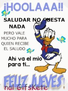 Bonito jueves mi amor