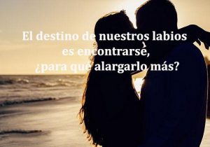 El Destino De Nuestros Labios Es Encontrarse Para Que Alargarlo Mas frases bonitas
