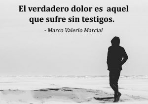 El Verdadero Dolor Es Aquel Que Sufre Sin Testigos frases bonitas