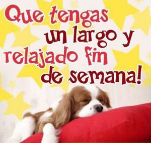 Feliz Fin De Semana Mi Amor