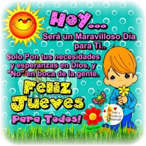 Feliz Jueves Con Dios