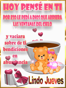 Feliz jueves reflexiones para Facebook