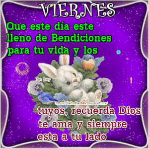 Feliz viernes bendecido por Dios