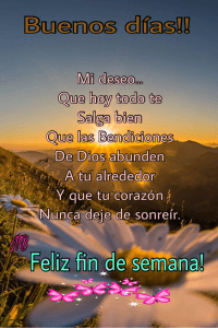 Frases Para Desear Un Buen Fin De Semana