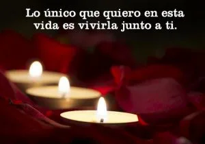 Lo unico que quiero en esta vida es vivirla junto a ti frases bonitas