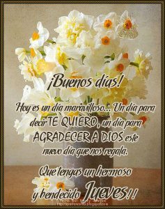 Mensaje para el día jueves para Facebook