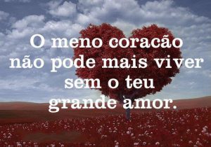 O Meno Coracao Nao Pode Mais Viver Sem O Teu Grande Amor Mi Corazon No Puede Vivir Mas Sin Tu Amor frases bonitas