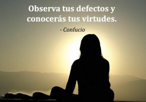 Observa Tus Defectos Y Conoceras Tus Virtudes frases bonitas