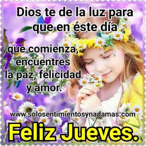 Pensamientos De Jueves Para Facebook