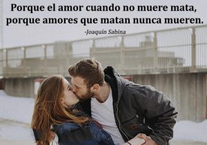 Porque El Amor Cuando No Muere Mata Porque Amores Que Matan Nunca Mueren frases bonitas