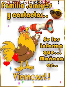 Saludos del viernes