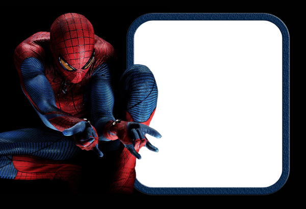 Spiderman - Marcos para fotos de spiderman gratis