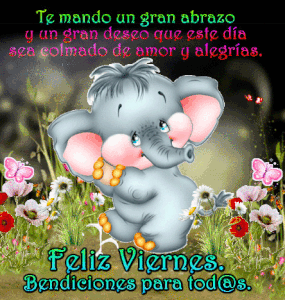 Tarjetas de buenos días viernes para WhatsApp