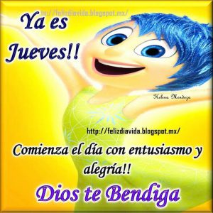 Tarjetas De Feliz Dia Jueves