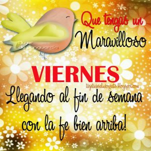 Tarjetas De Feliz Dia Viernes Para Whatsapp