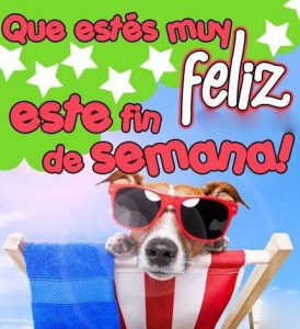 Tarjetas De Feliz Viernes Y Fin De Semana