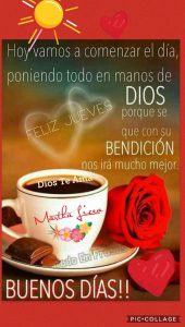Tarjetas del día jueves para Facebook