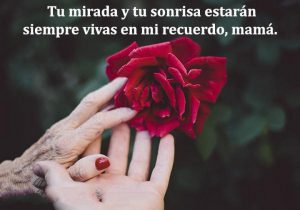 Tu Mirada Y Tu Sonrisa Estaran Siempre Vivas En Mi Recuerdo Mama frases bonitas