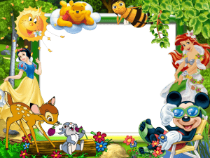 Marcos Disney para fotos