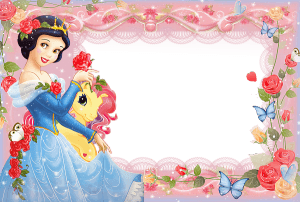 Marco para fotos de blanca nieves