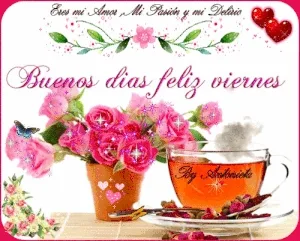 Buenos días viernes gif