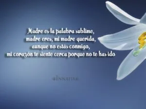 Frases para una madre fallecida