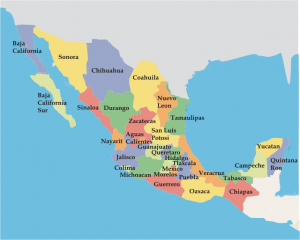 Imágenes del mapa de la república mexicana