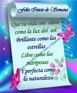 Buen Inicio De Semana Amiga