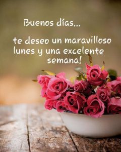 Buenos días en lunes para Facebook gratis