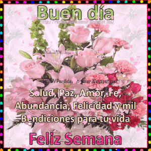 Buenos días lunes inicio de semana