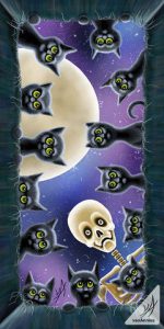 Cara de calavera para imprimir