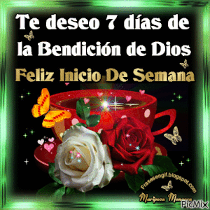 Excelente inicio de semana para WhatsApp celular