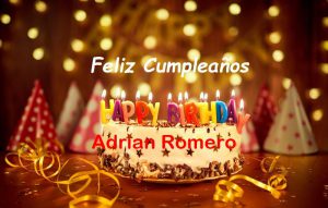 Feliz Cumpleaños Adrian Romero