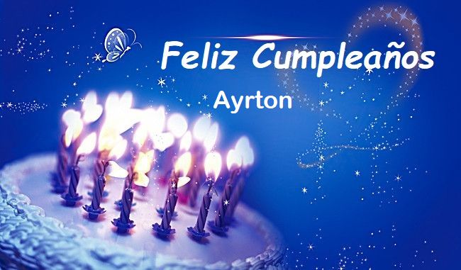 Feliz Cumplea%C3%B1os Ayrton - Feliz Cumpleaños Ayrton