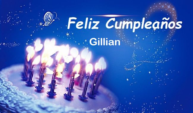 Feliz Cumplea%C3%B1os Gillian 1 - Feliz Cumpleaños Gillian