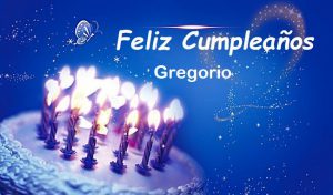 Feliz Cumpleaños Gregorio