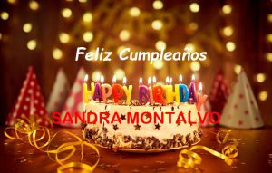Feliz Cumpleaños SANDRA MONTALVO SAS