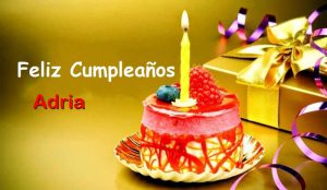 Feliz Cumpleaños Adria