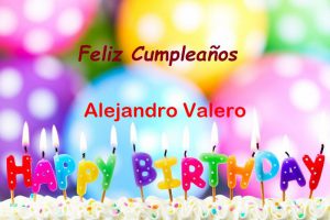 Feliz cumpleaños alejandro valero