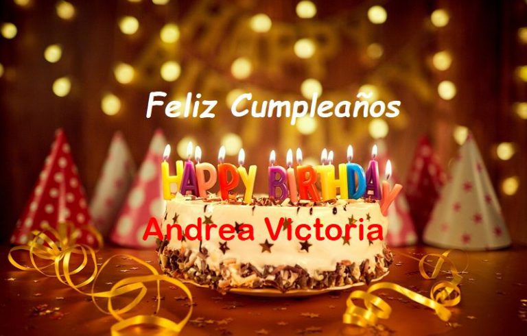 Feliz Cumpleaños Andrea Victoria