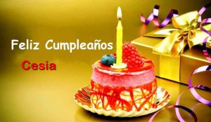 Feliz Cumpleaños Cesia