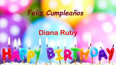 Photo of Feliz Cumpleaños Diana Ruby