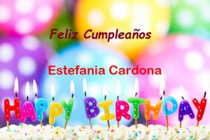 Feliz Cumpleaños Estefania Cardona
