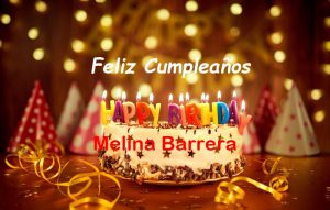 Feliz Cumpleaños Melina Barrera