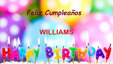 Photo of Feliz Cumpleaños WILLIAMS