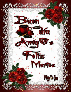 Feliz martes con flores hermosas para descargar gratis