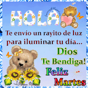 Feliz martes con flores para descargar gratis