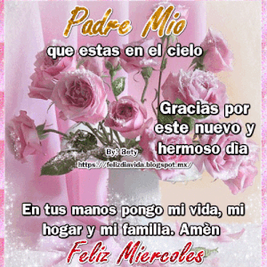 Feliz miércoles bendiciones para WhatsApp gratis
