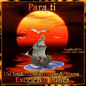 Feliz tarde de lunes para celular