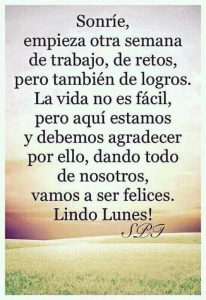 Frases para inicio de semana laboral